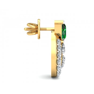 Vahi Emerald & Diamond Earrings